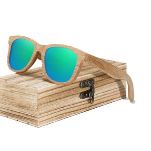 BAMBOO™ - 2024 3773 Fashion Sonnenbrille Handgefertigt aus Edlem Naturholz
