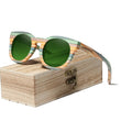 Laden Sie das Bild in den Galerie-Viewer, BAMBOO™ - 2024 3553 Fashion Sonnenbrille Handgefertigt aus Edlem Naturholz
